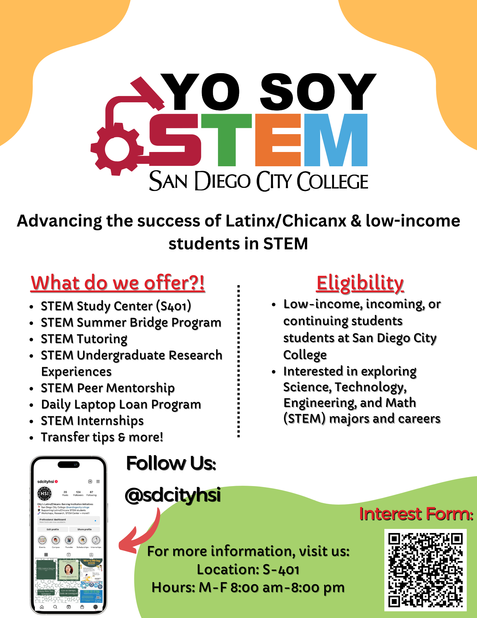 YoSoySTEMServicesandEligibility