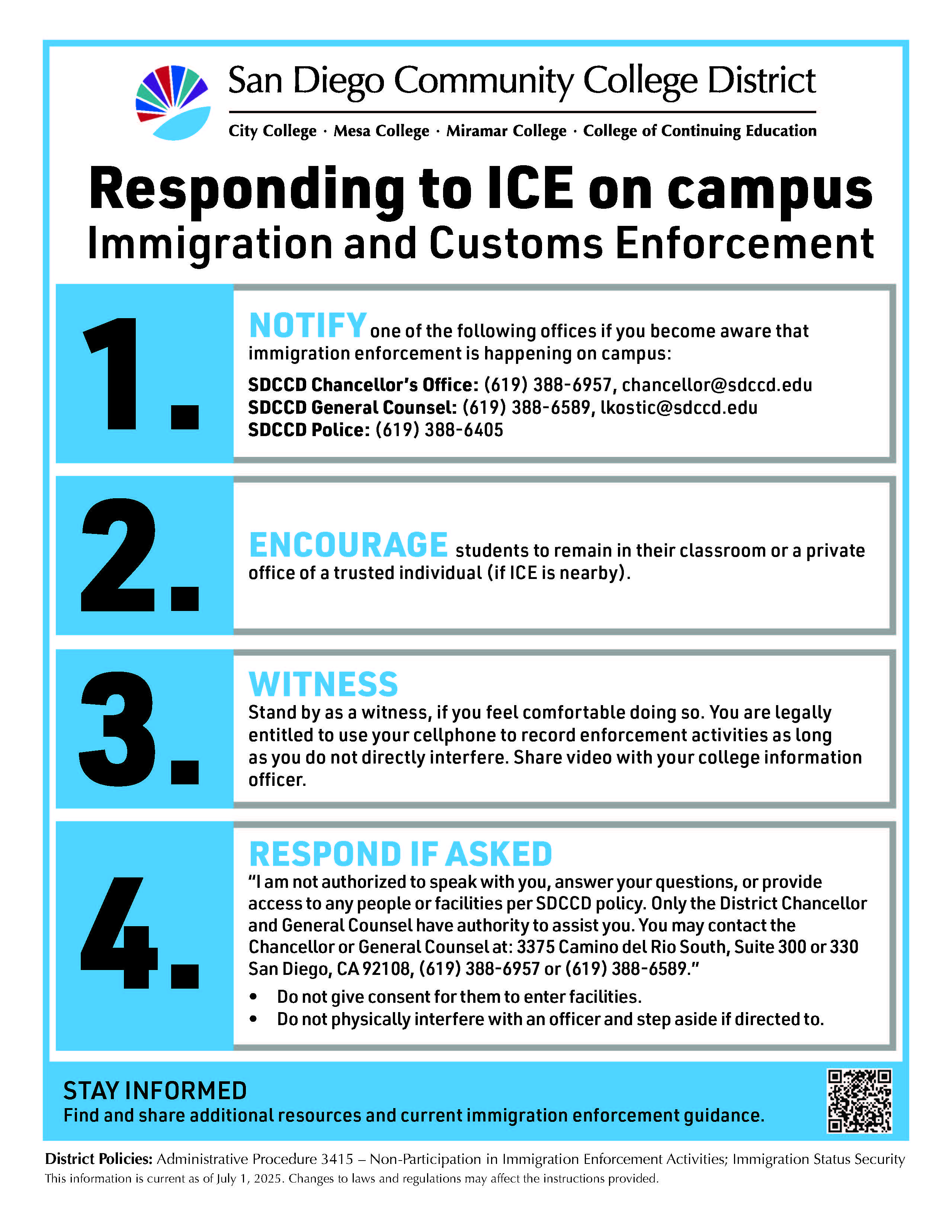 Immigration Protocol Flyer Immigration Protocol Flyer