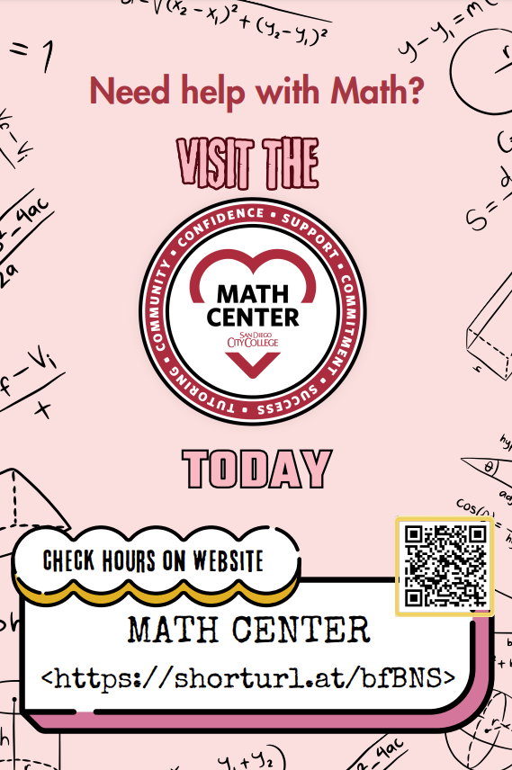 Math Center poster