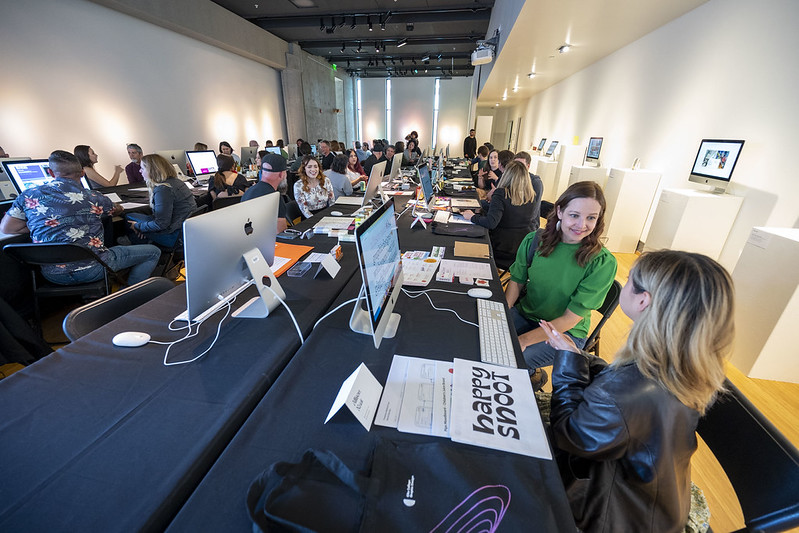 Graphic design student