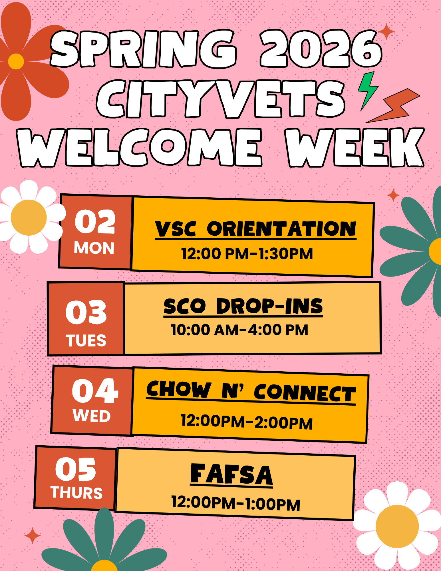Welcome week