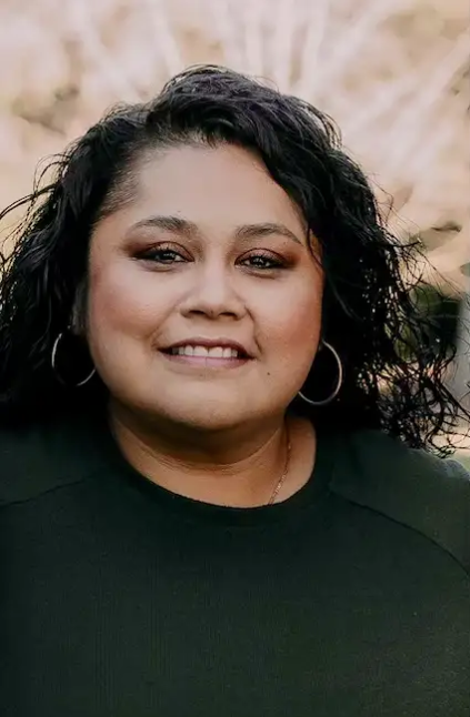 An image of a woman, Selene Gutierrez Huerta, smiling.